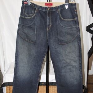 Rocawear Baggy Dark Wash Denim. Sz. 40x32